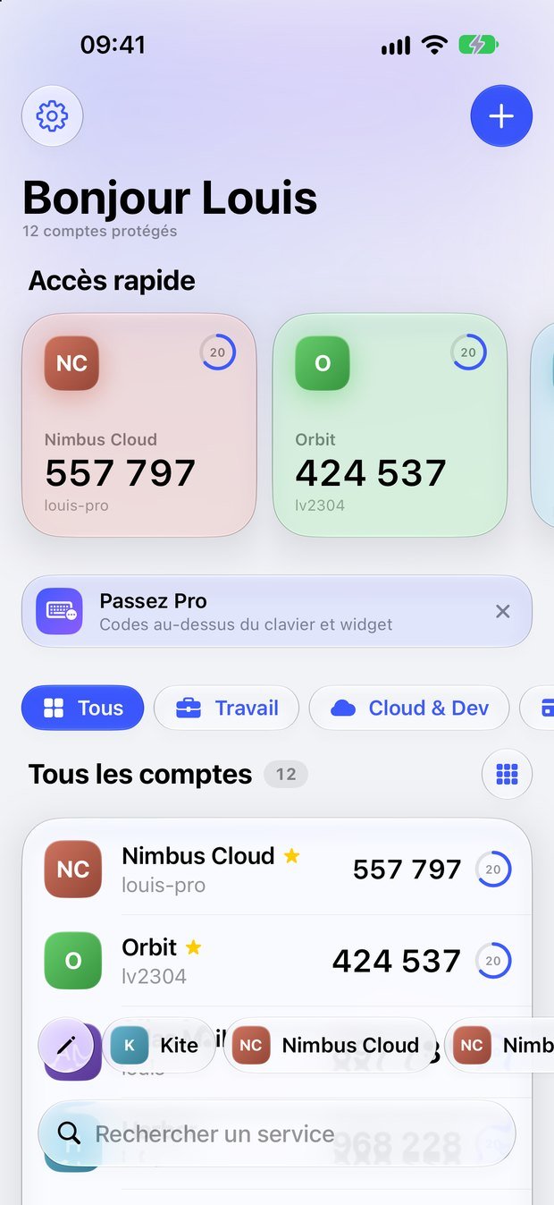 2FA en mode clair