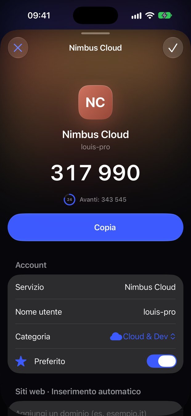Fiche d'un compte