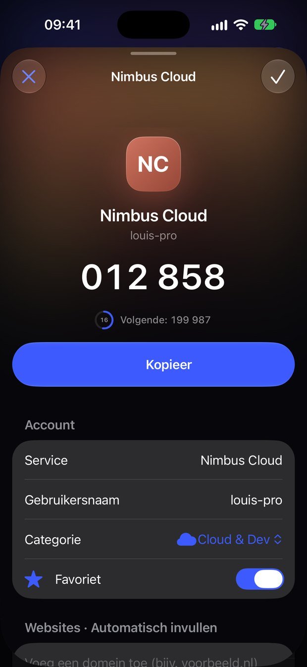 Fiche d'un compte