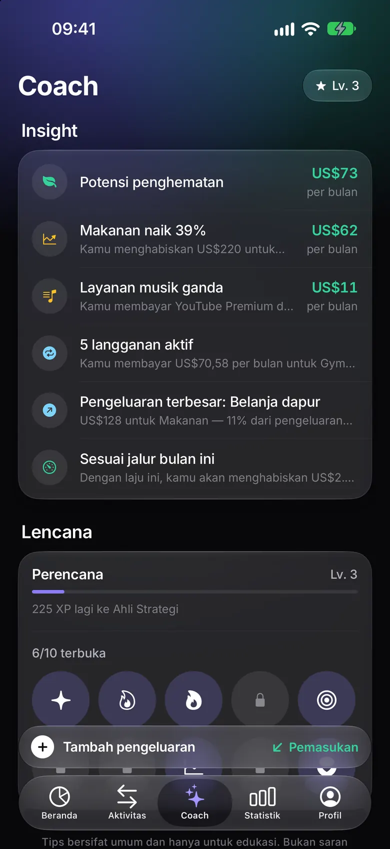 Insight: layanan musik ganda terdeteksi