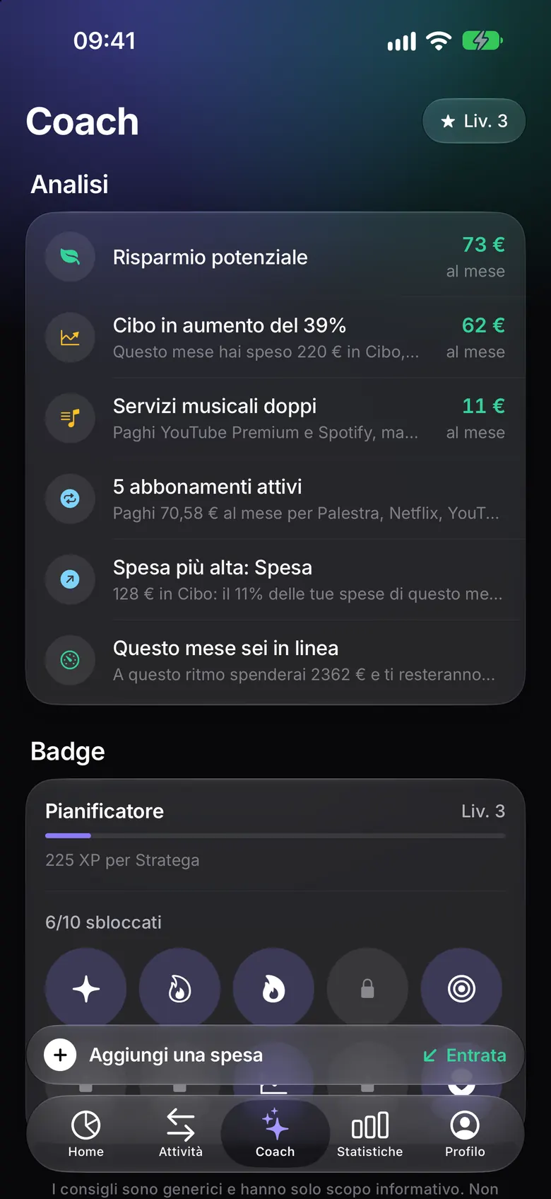 Analisi: servizi musicali doppi rilevati